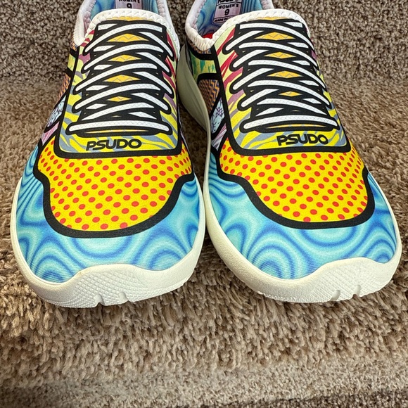 Psudo Women’s Cosmic Colorful Court Slip On Sneakers - Picture 6 of 14